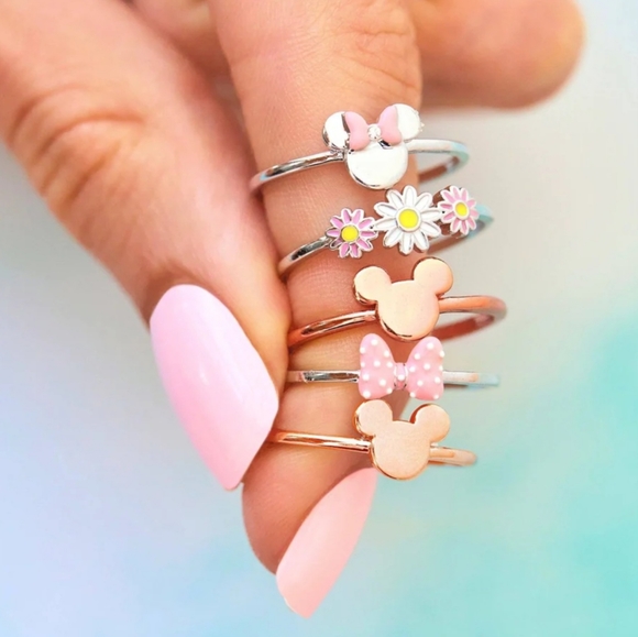 Disney Mickey Mouse Silver Dainty Ring - Picture 4 of 4